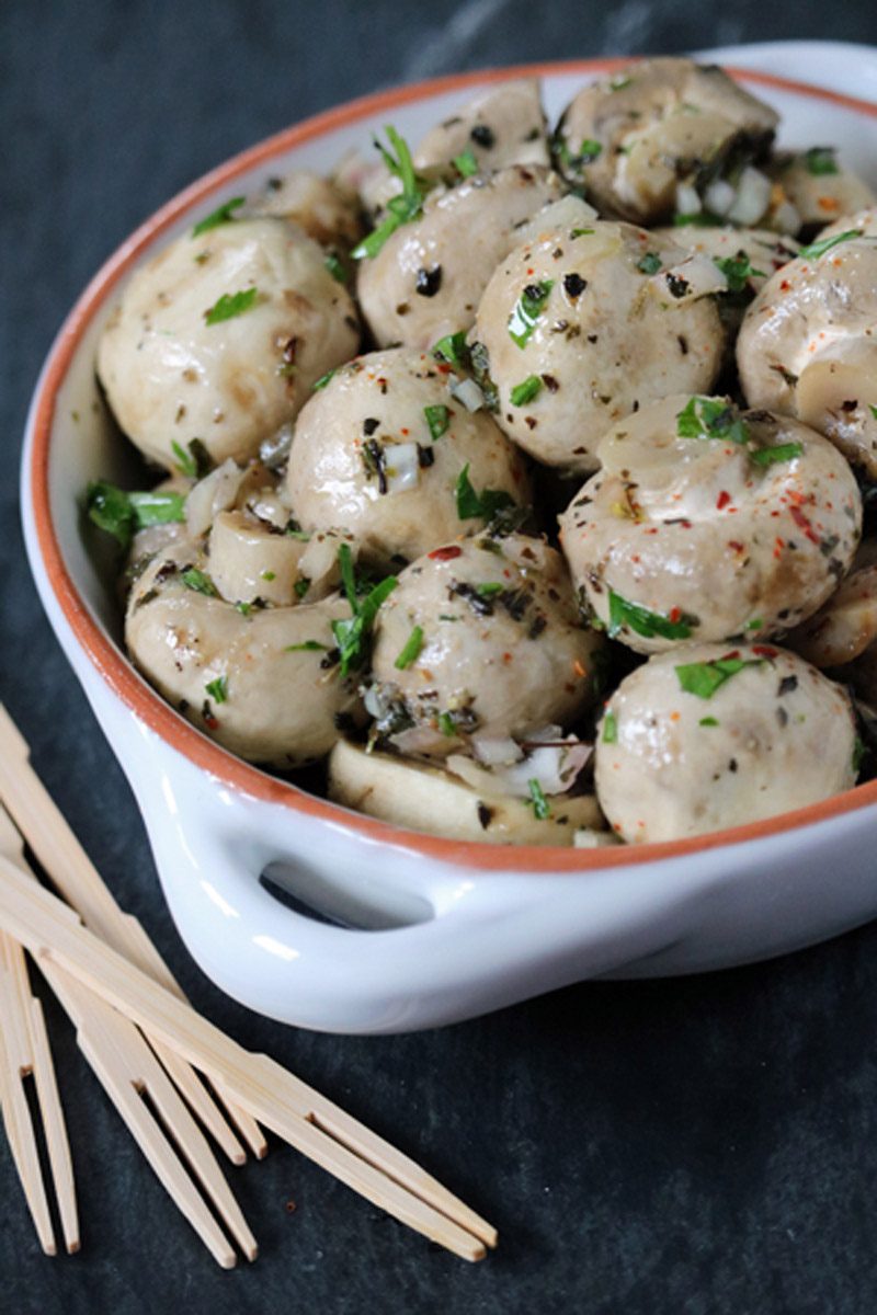 Antipasto Mushrooms