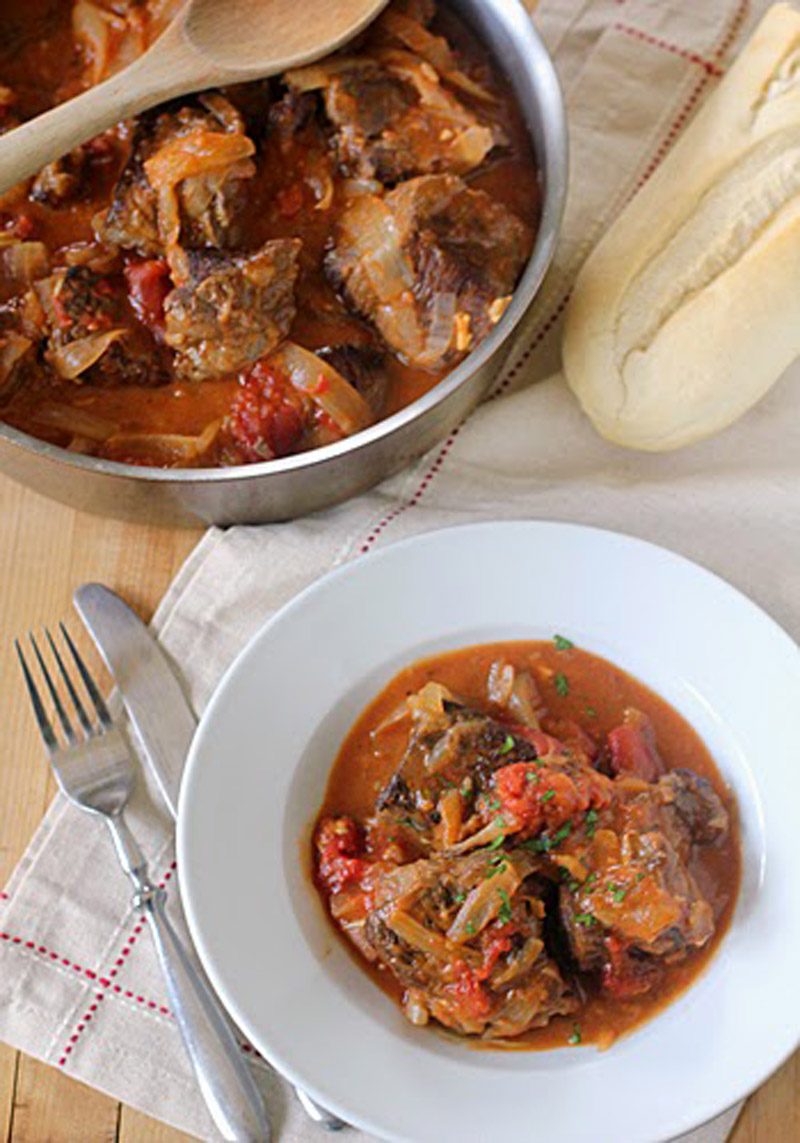 Beef Daube with Mustard, Herbs, and White Wine