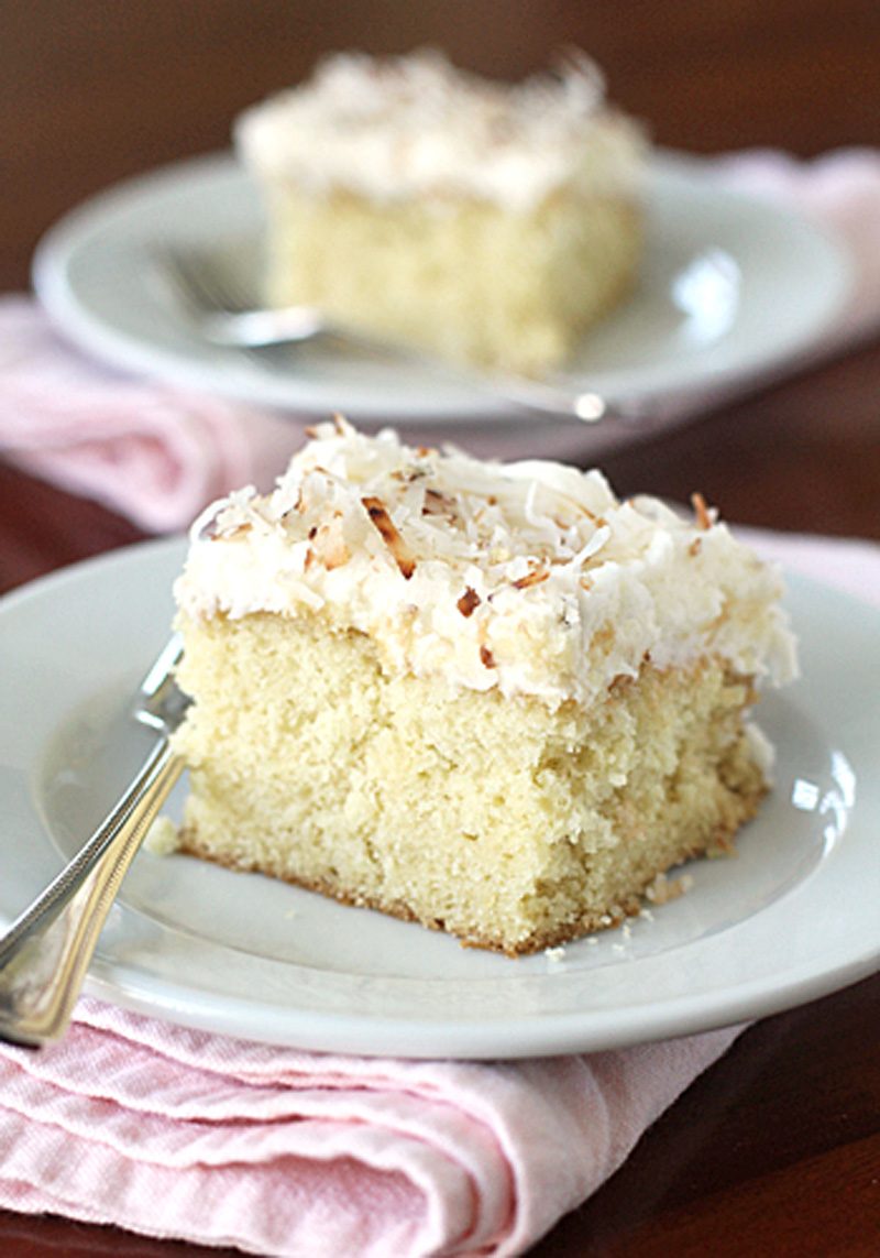 Old-Fashioned Coconut Sheet Cake