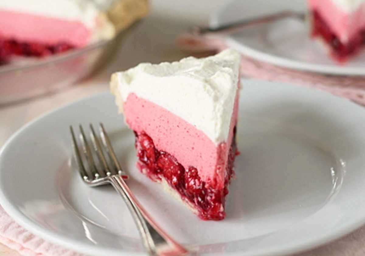 Raspberry Chiffon Pie
