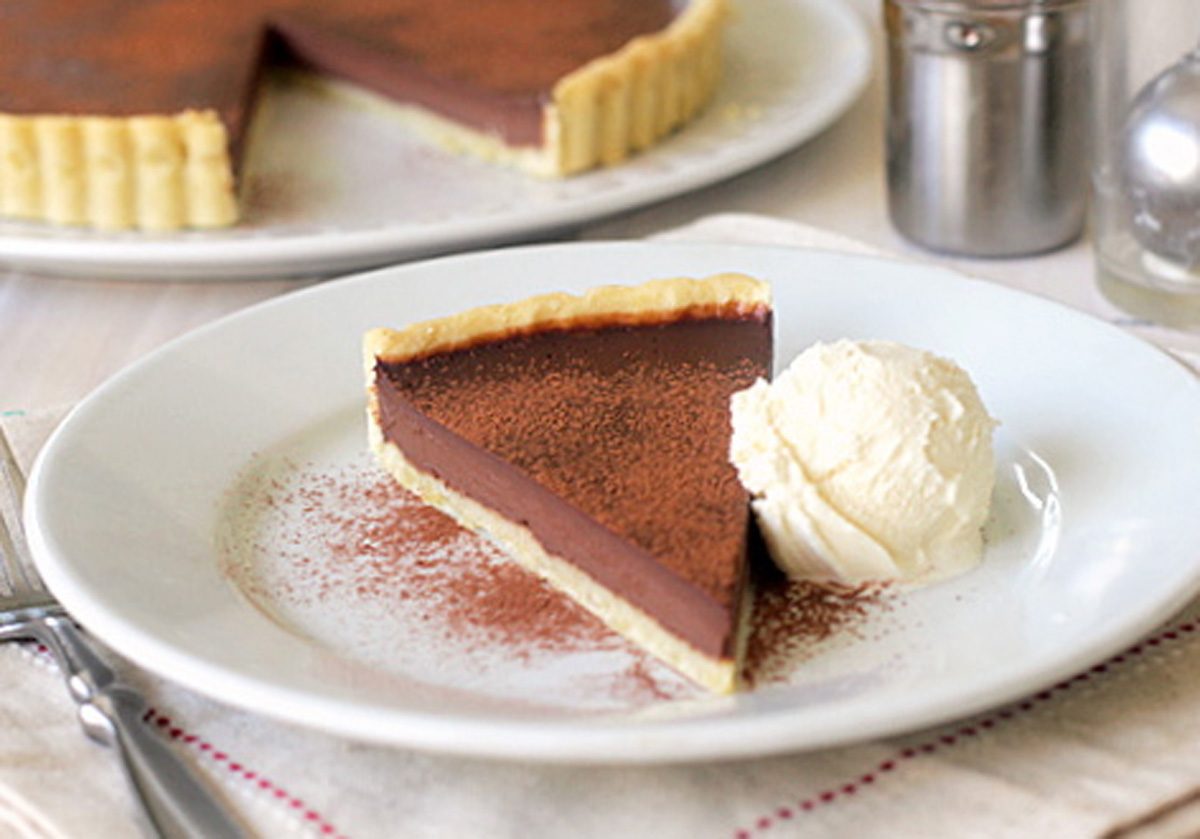 Warm Chocolate Tart