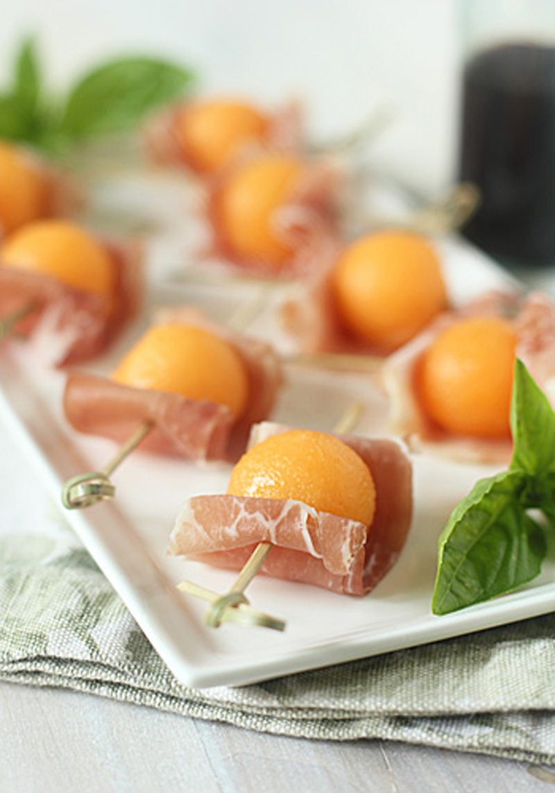 Prosciutto and Cantaloupe Bites
