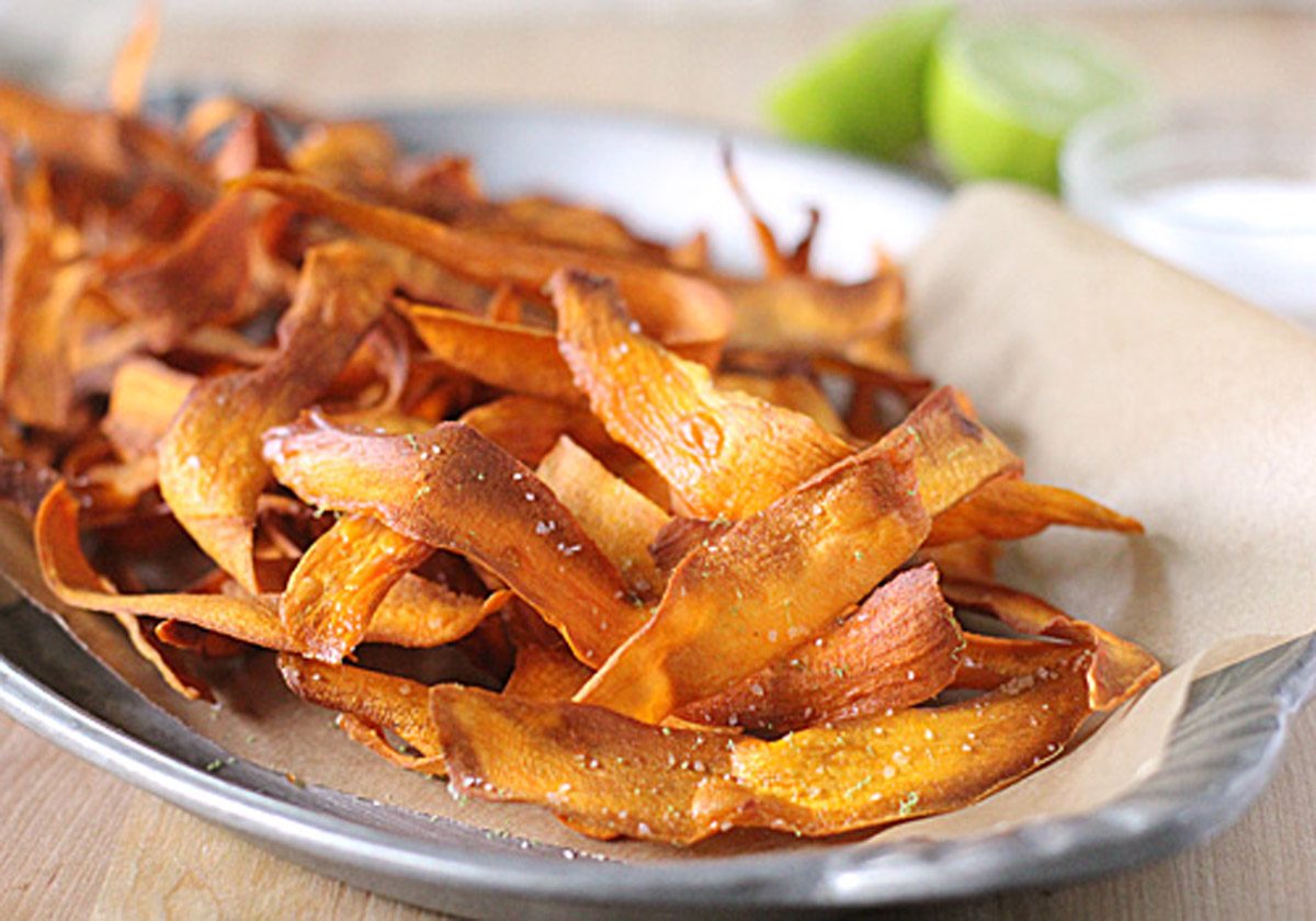 Sweet Potato Strips with Lime Salt