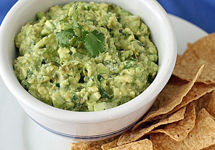 Tomatillo and Poblano Guacamole