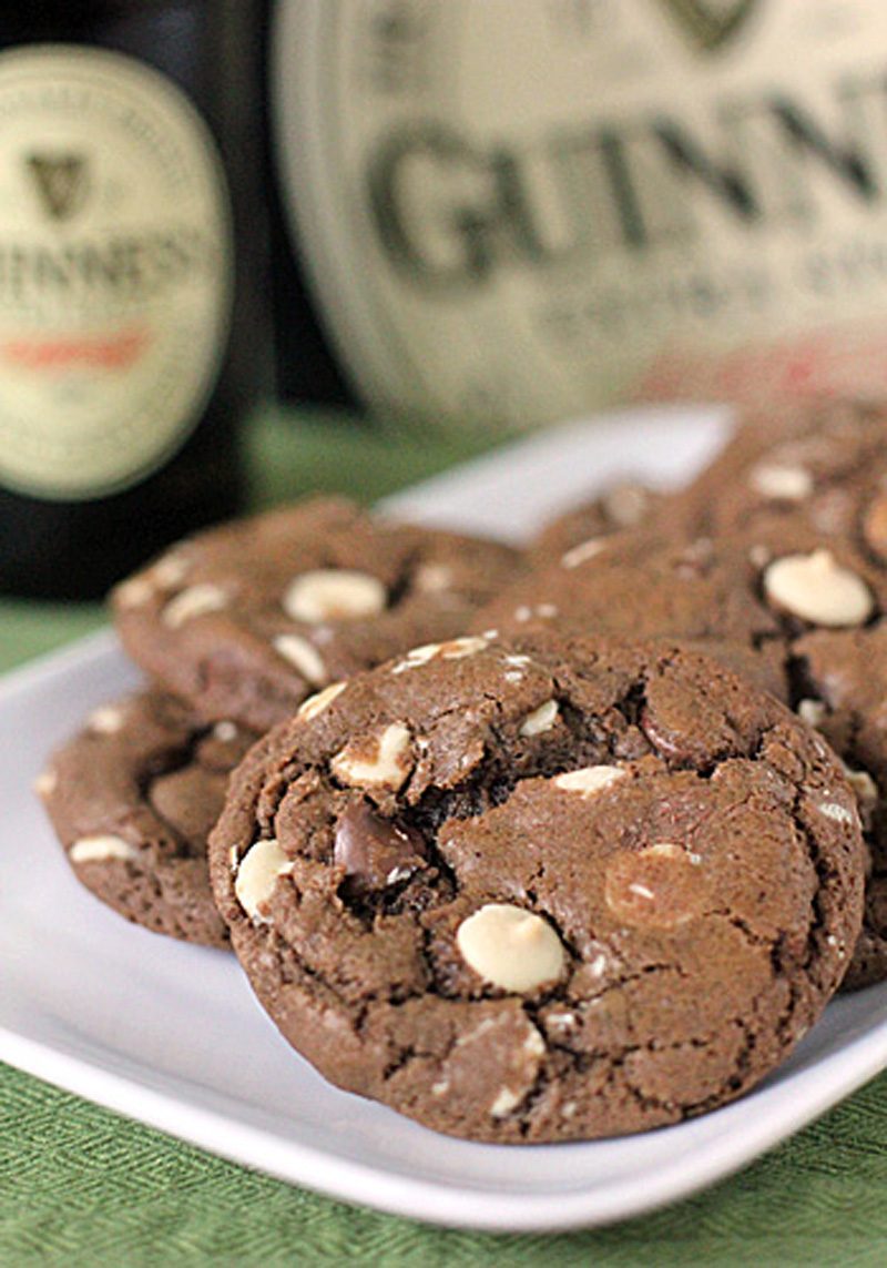 Triple Chocolate Guinness Cookies