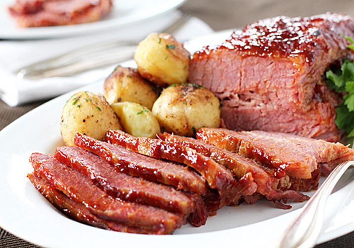 Whiskey Glazed Corned Beef