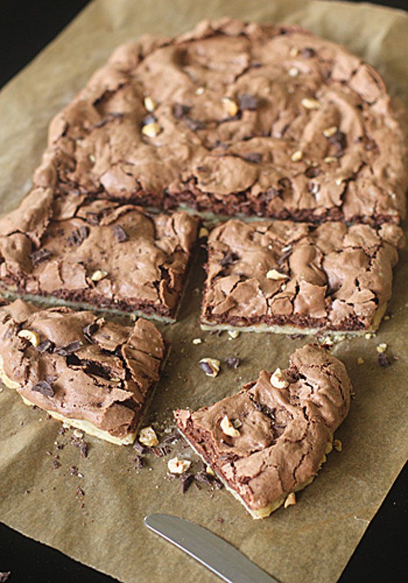 Rustic Chocolate and Hazelnut Tart