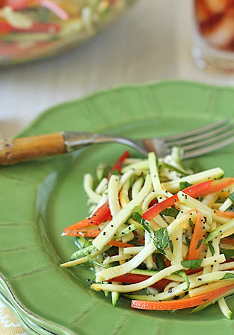Sweet and Tart Zucchini Slaw